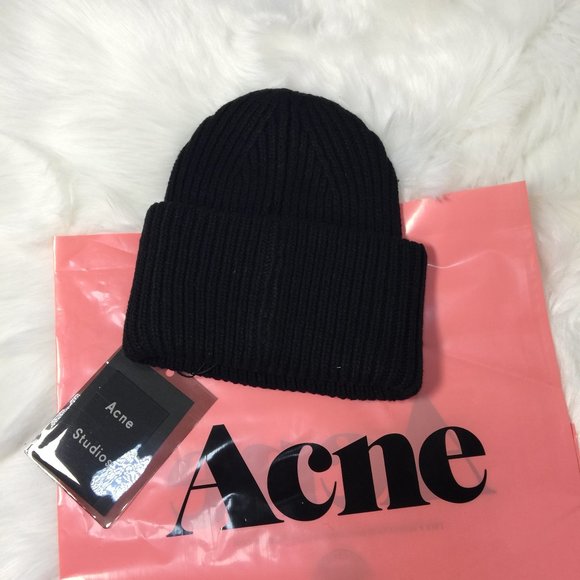 Acne Studios Pansy N Face Wool Beanie - Picture 3 of 6